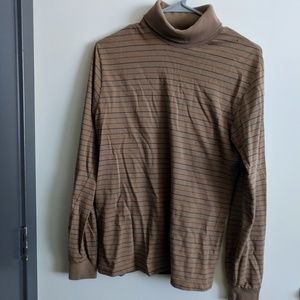 Vintage Striped Turtleneck
